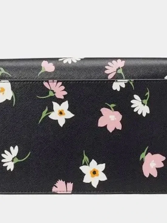 Kate Spade Madison Floral Waltz Flap Crossbody Bag - Picture 4 of 8